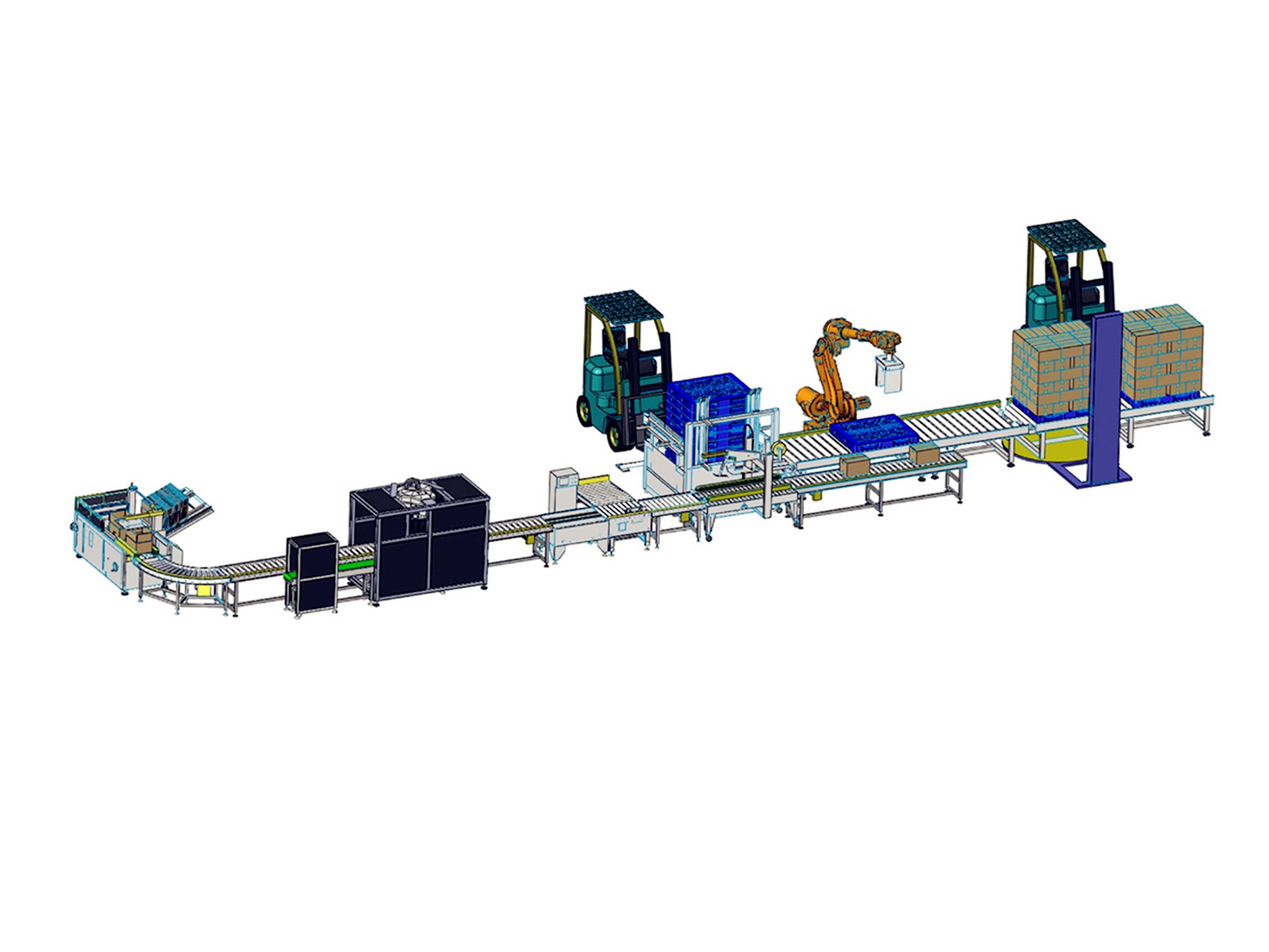 自动包装流水线